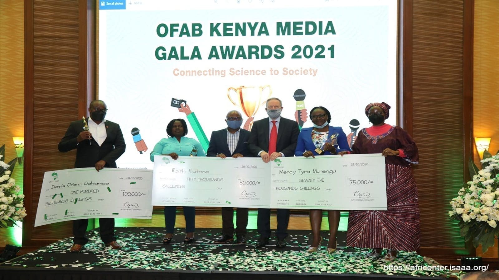 OFAB-Kenya honors top agricultural biotech journalists
