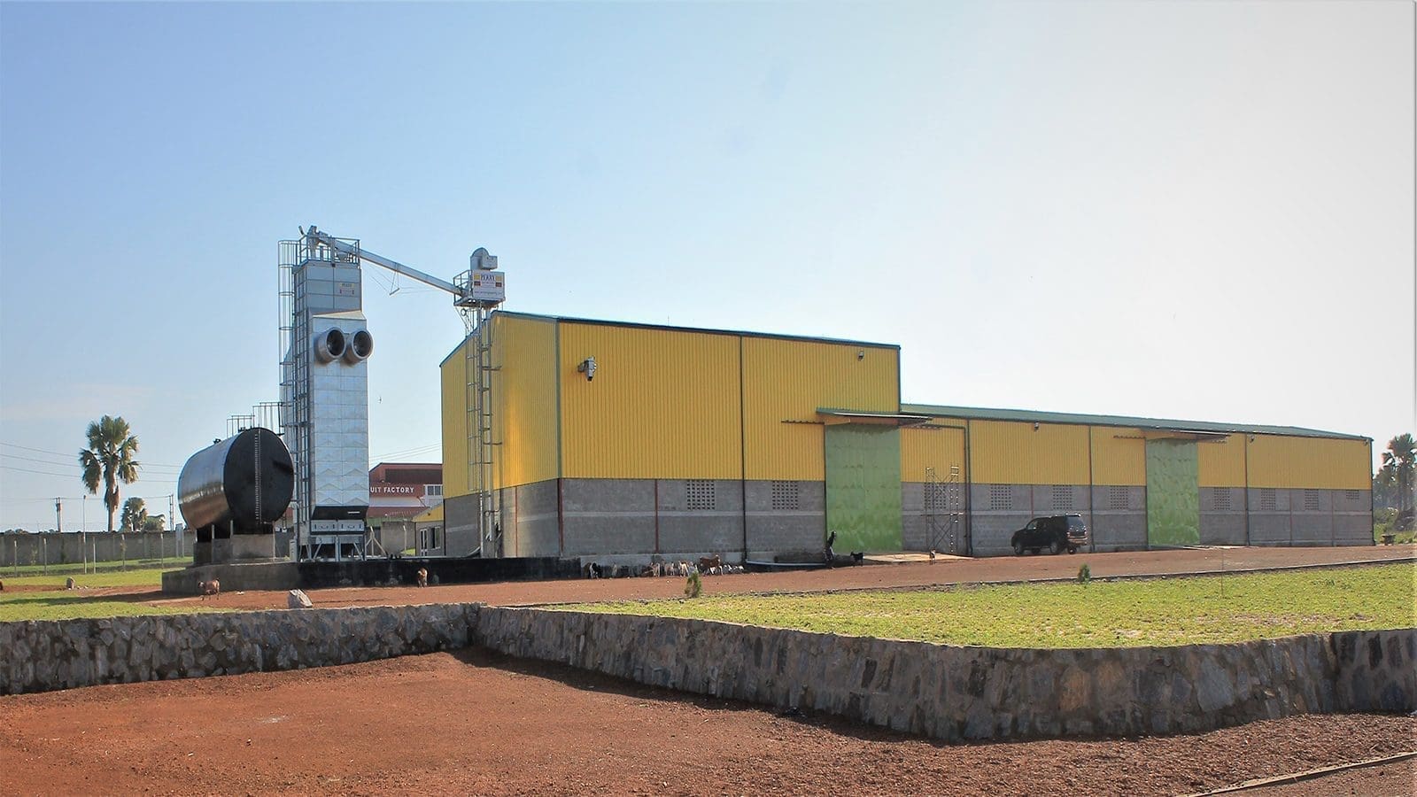 Pela Commodities install aflatoxin removal machine in Uganda
