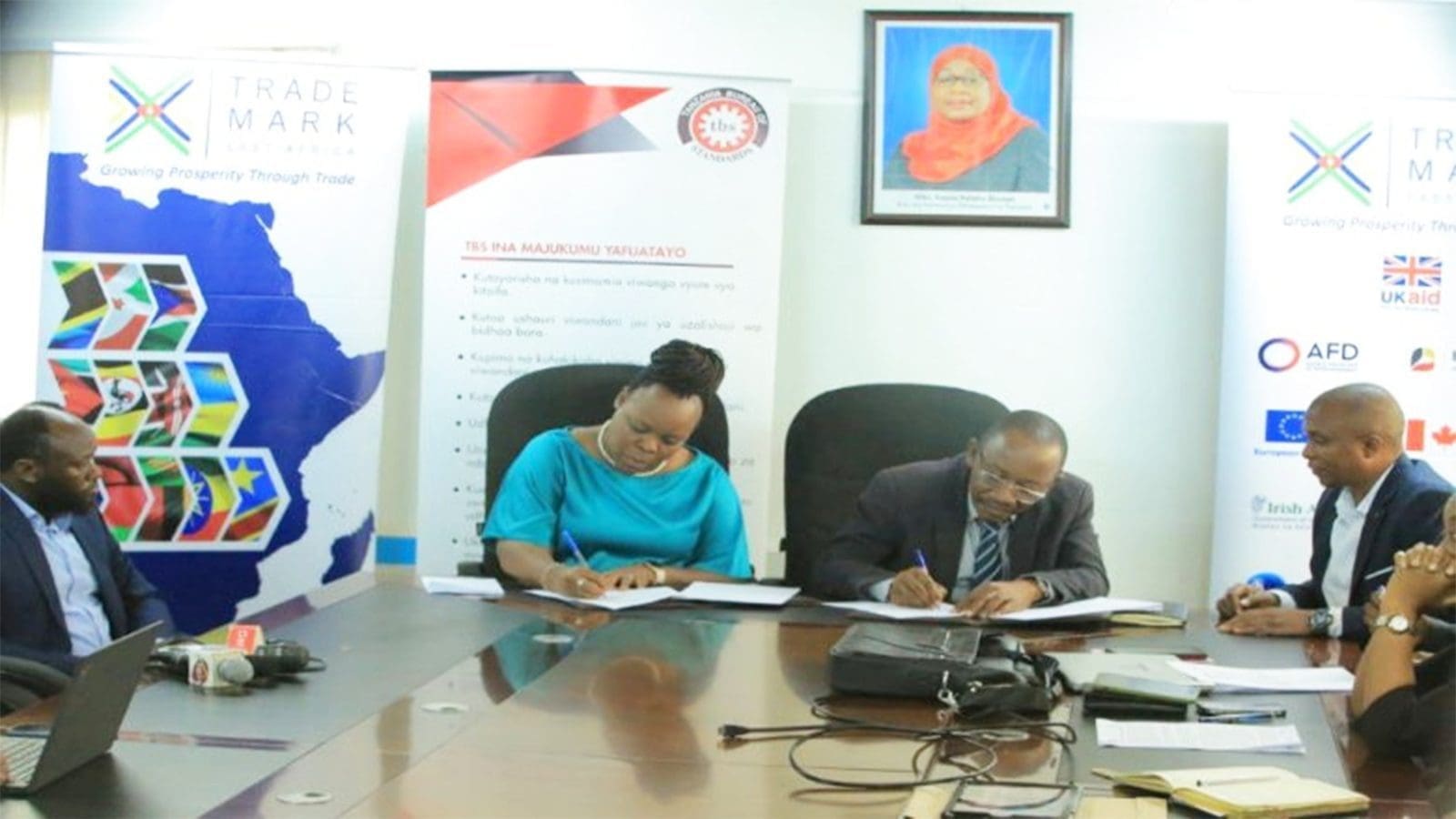 TradeMark East Africa, Tanzania Bureau of Standards sign deal to facilitate trade