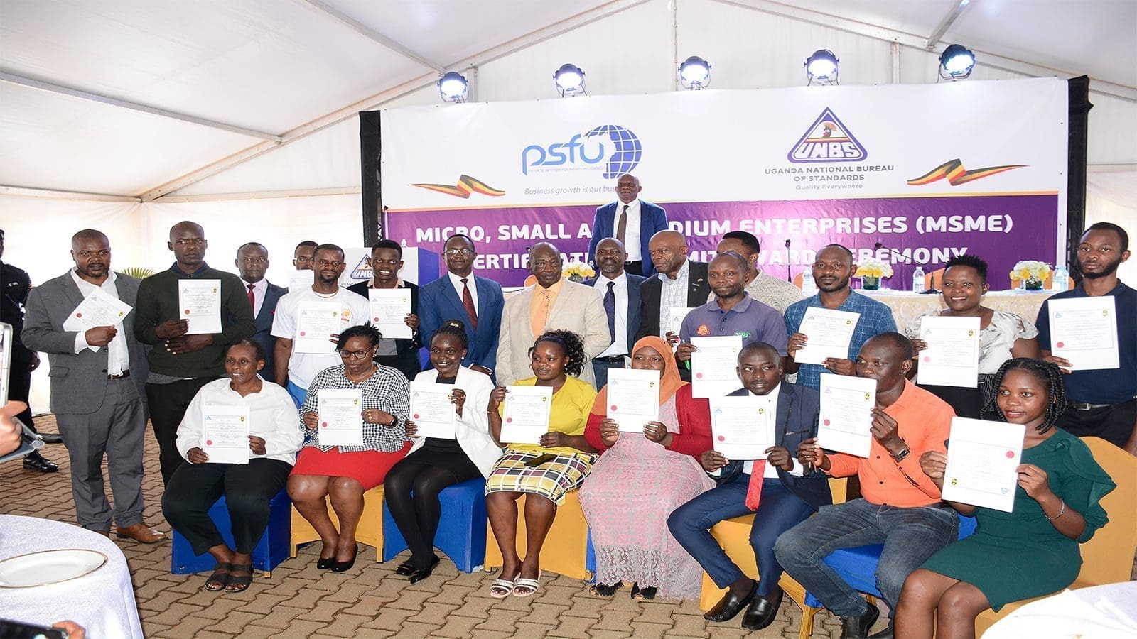 UNBS issues free certification to over 500 MSMEs