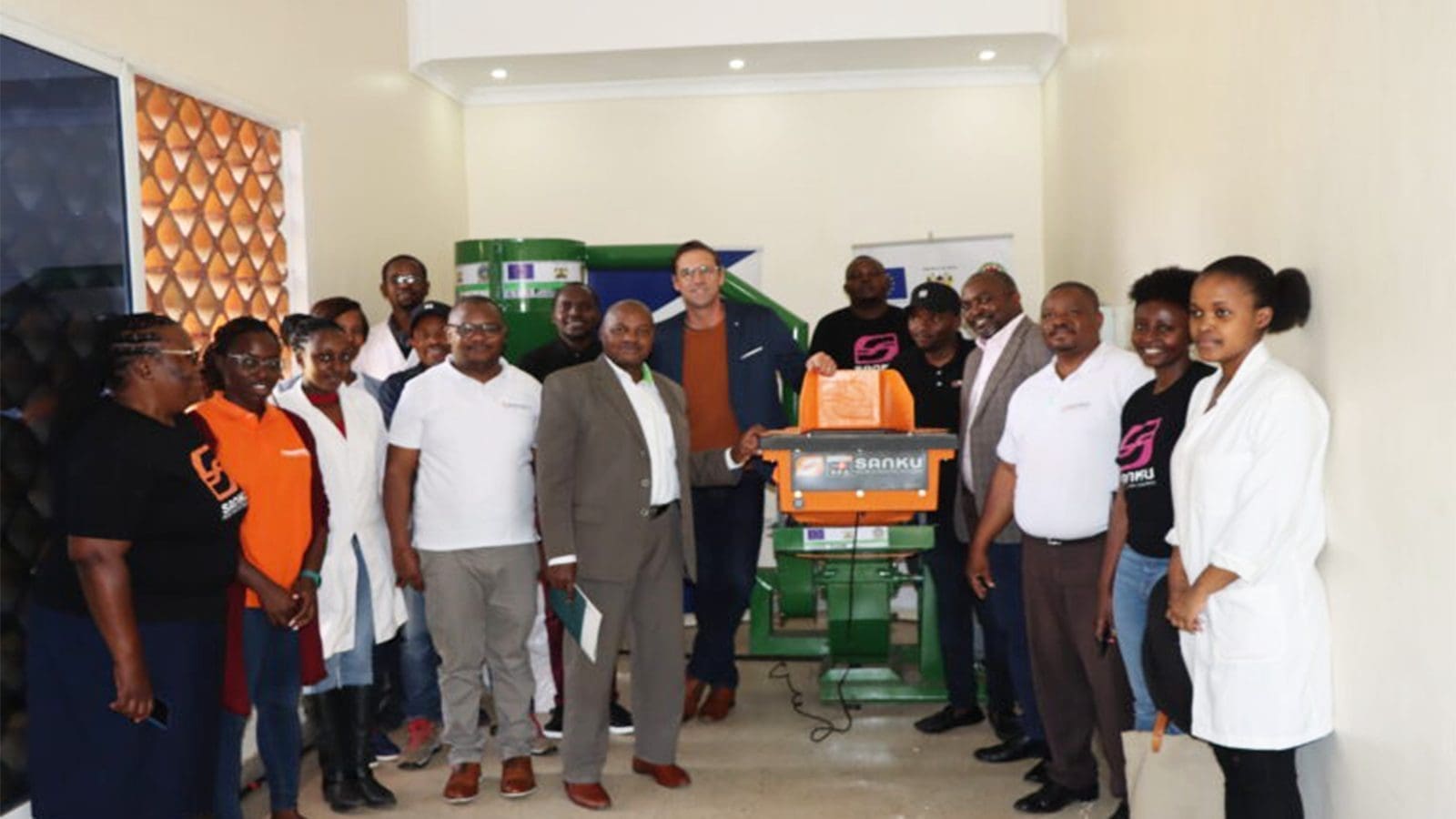 Sanku boosts JKUAT’s  food fortification project, provides fortification machine