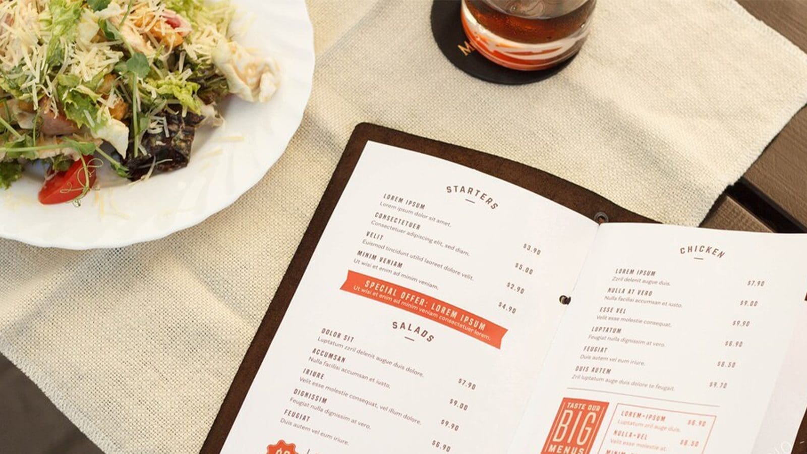 Font manipulation can lead diners to opt for healthier food selections, research suggests