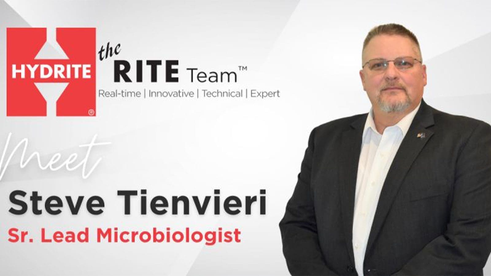 Steve Tienvieri brings over two decades of experience to elevate food safety at Hydrite
